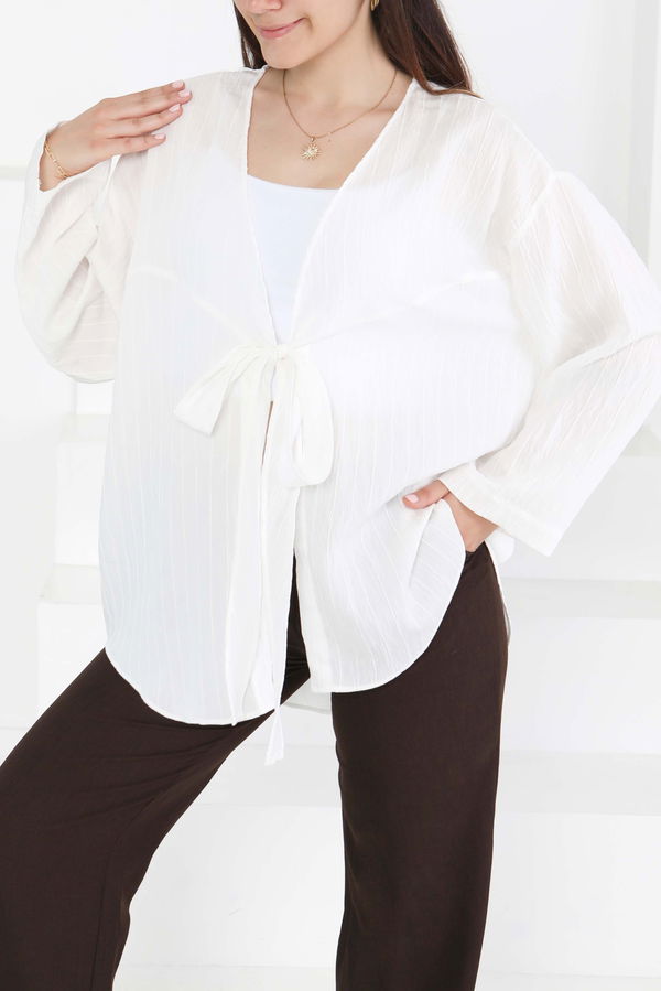 Bağlamalı Kimono - 27388