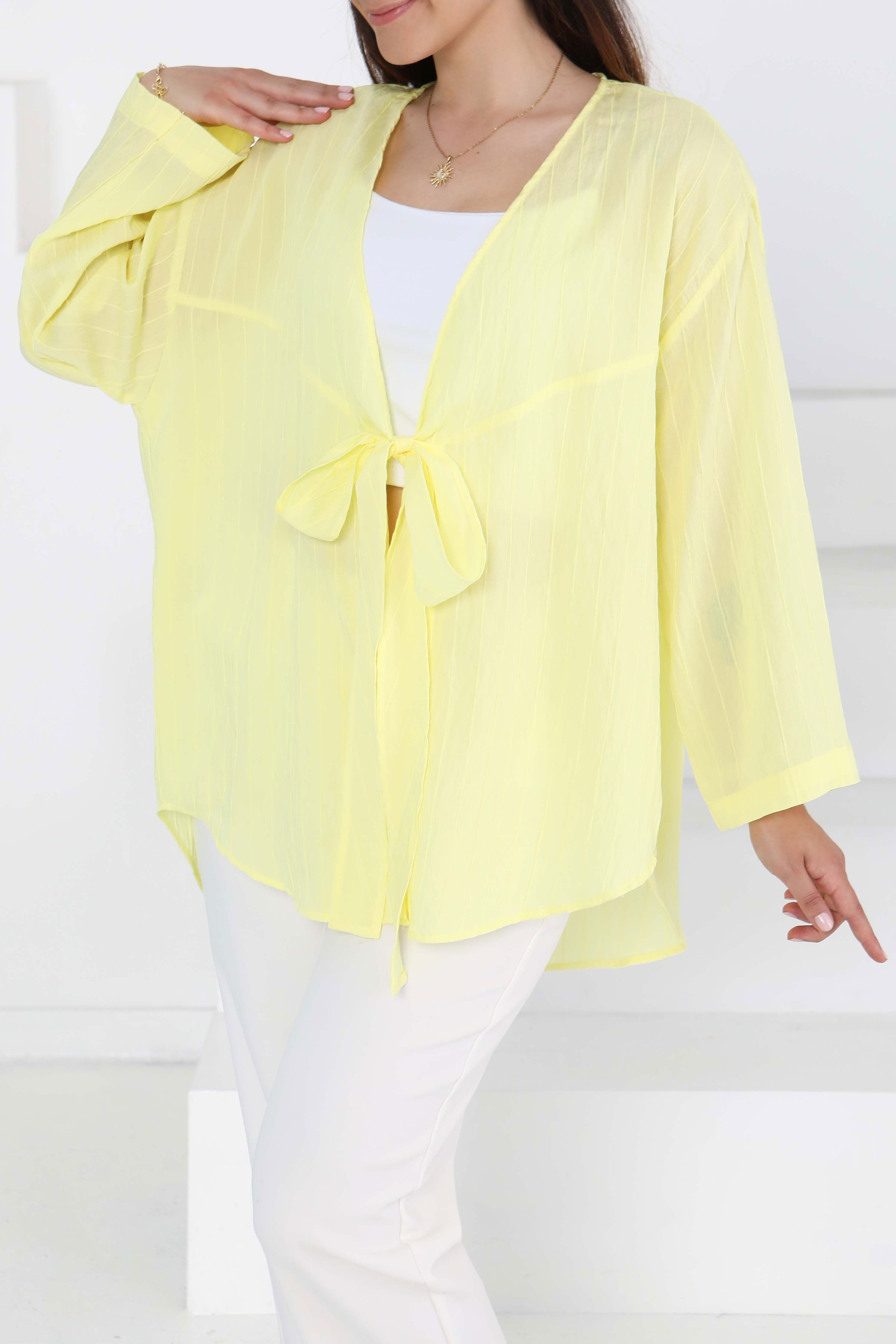 Bağlamalı Kimono - 27388