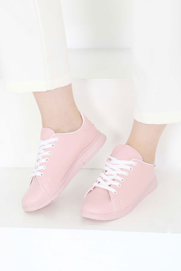 Kadın Pembe Spor Ayakkabı - 22076