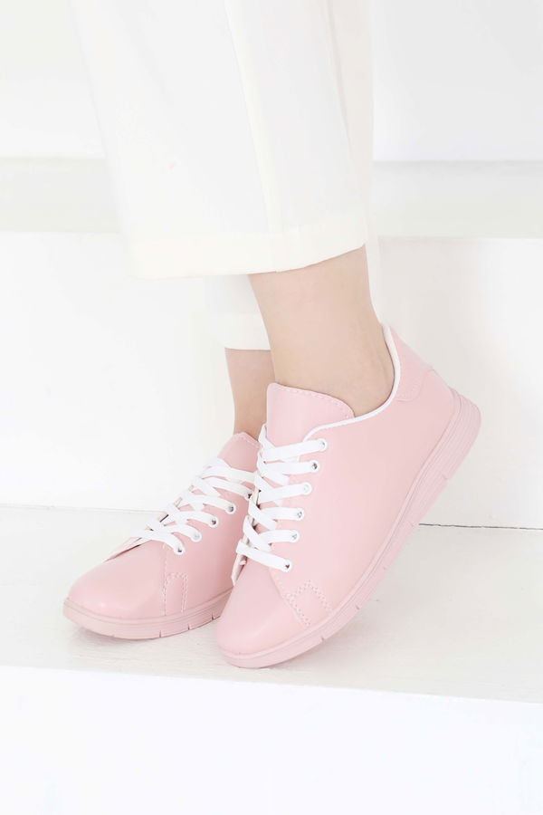 Kadın Pembe Spor Ayakkabı - 22076
