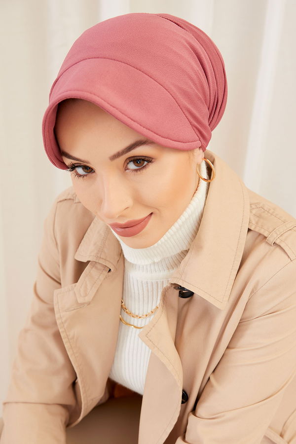 Düz Orta Kadın Pembe Bone GUL KURUSU - 30061 - 30061