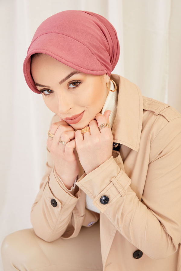 Düz Orta Kadın Pembe Bone GUL KURUSU - 30061 - 30061