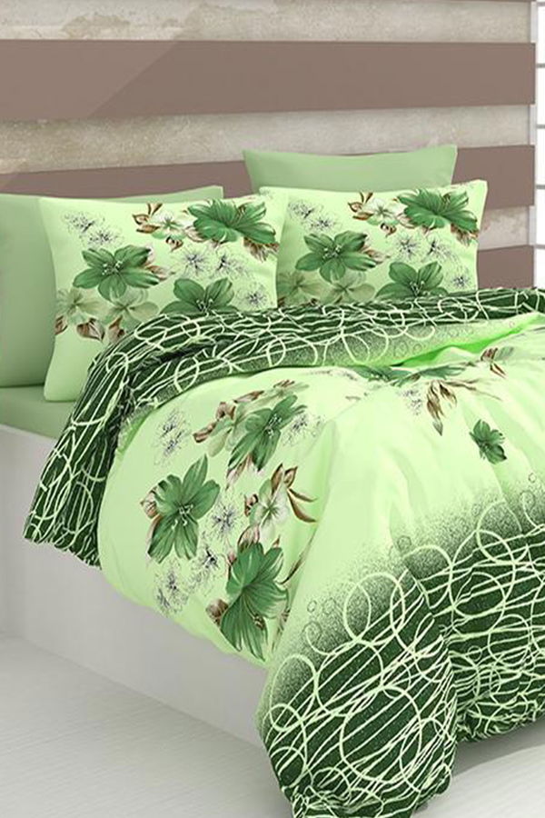 Yeşil Cift Kişilik Nevresim Seti  - 60036 YEŞİL