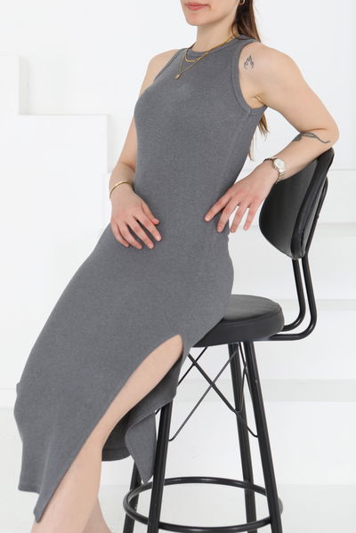 Yırtmaçlı Elbise  - 27234