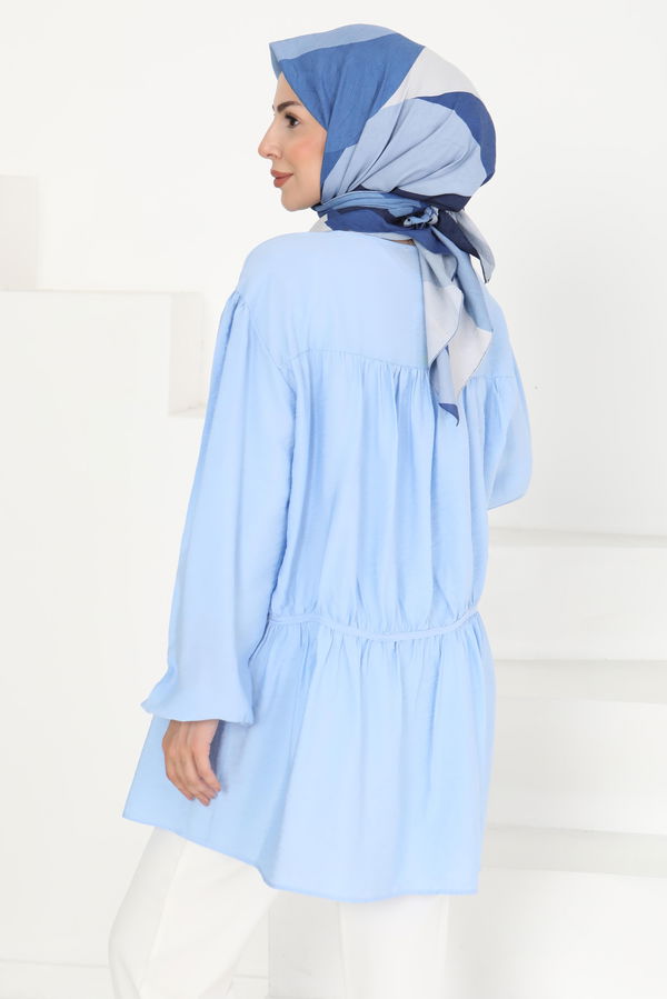 Çiçek İnci Detaylı Tunik - 27273