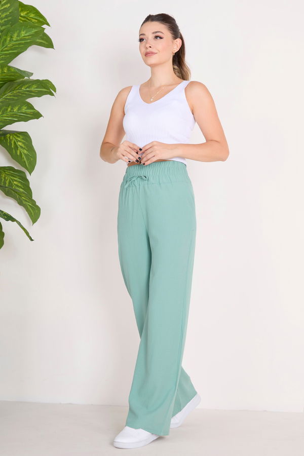 Beli Lastikli Pantolon - 27074