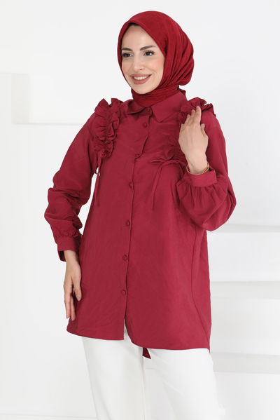 Fırfır Detaylı Tunik - 27274