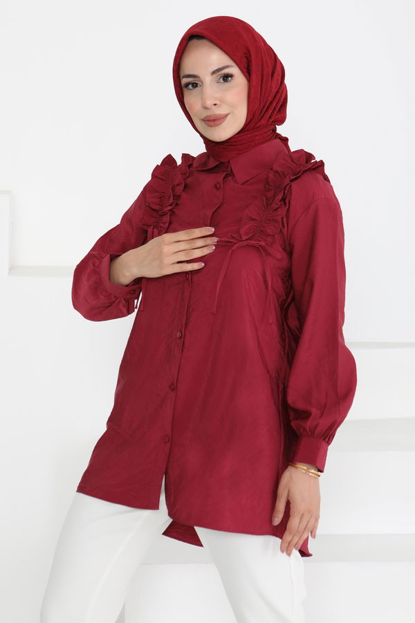 Fırfır Detaylı Tunik - 27274