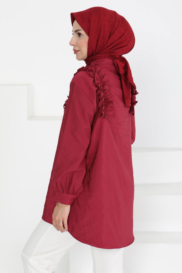 Fırfır Detaylı Tunik - 27274