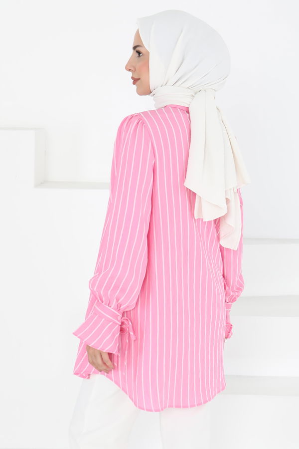 Çizgili Tunik - 27275