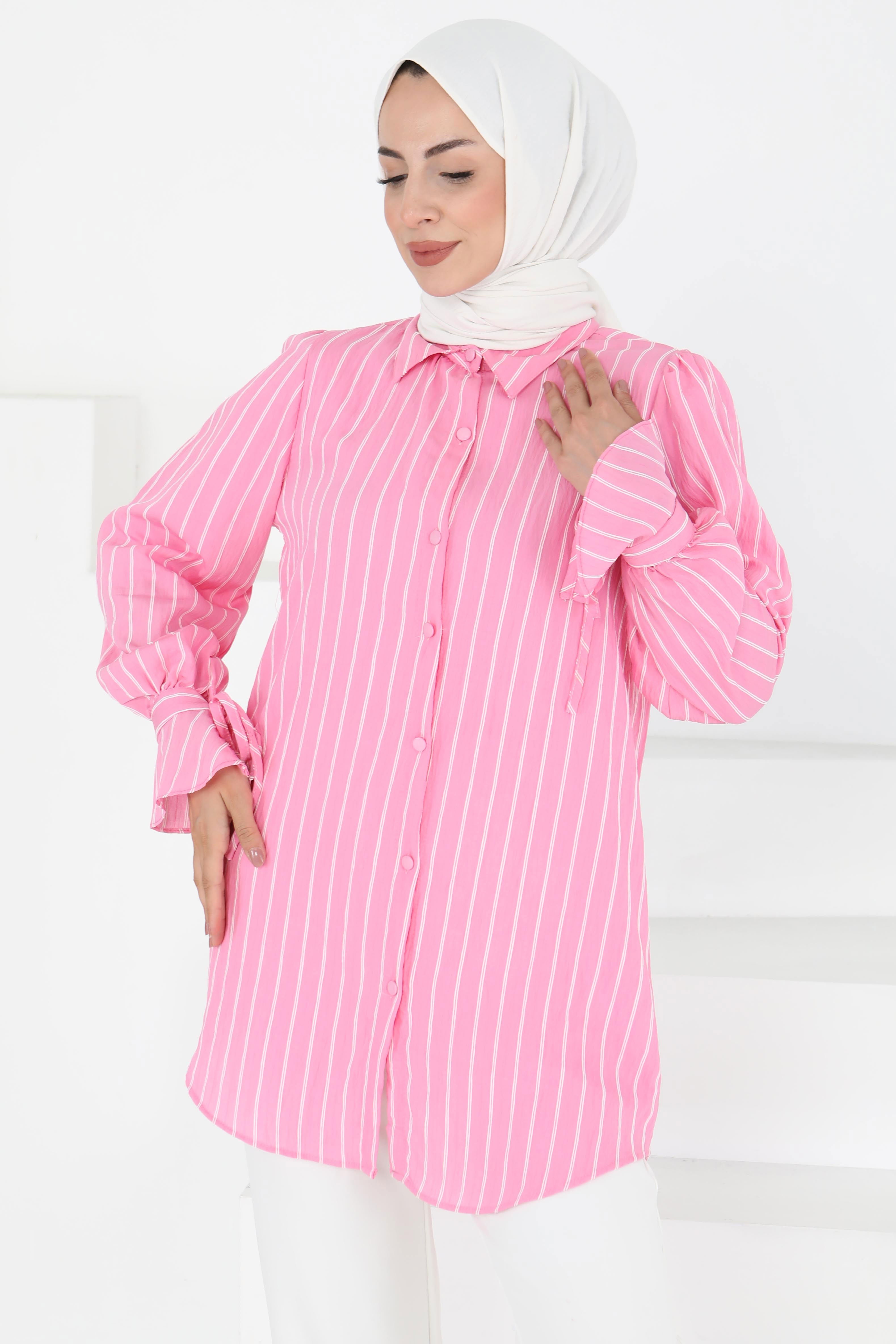 Çizgili Tunik - 27275
