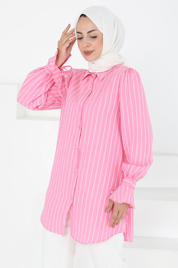 Çizgili Tunik - 27275