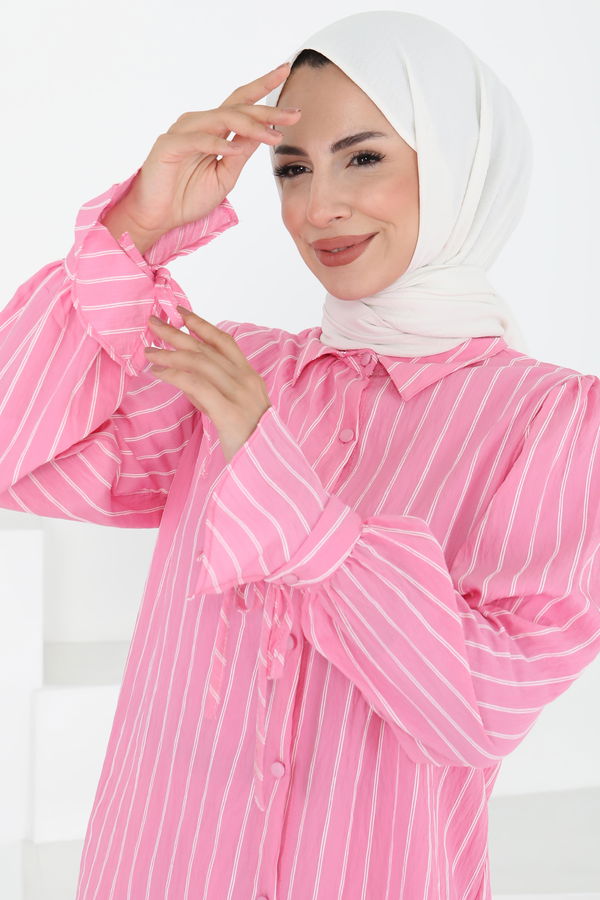 Çizgili Tunik - 27275