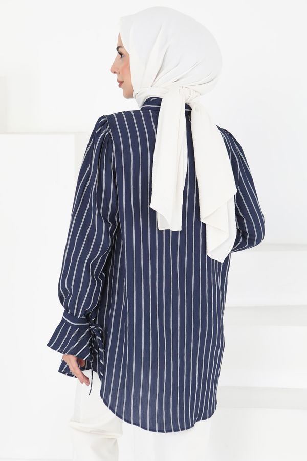 Çizgili Tunik - 27275