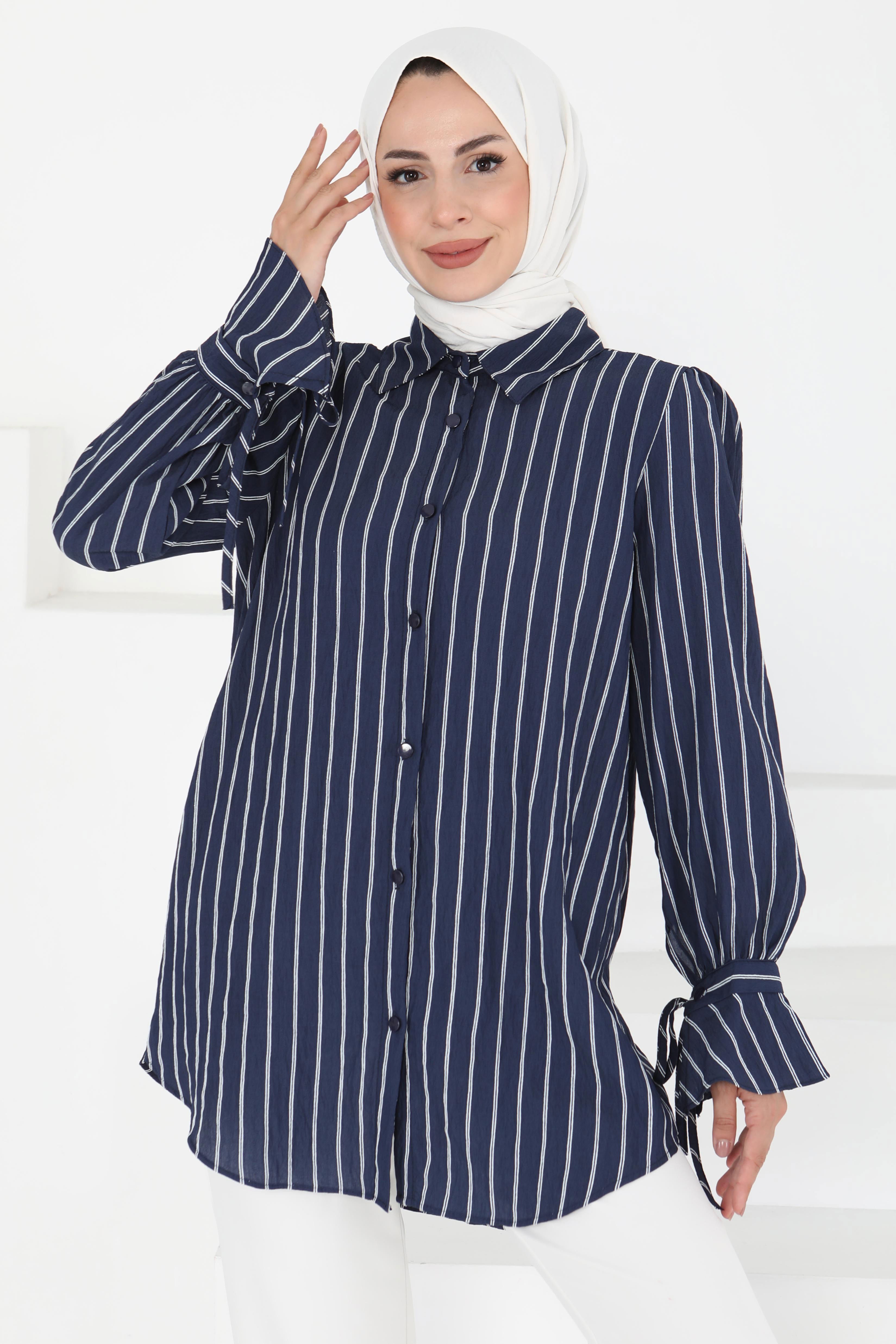 Çizgili Tunik - 27275