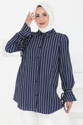 Çizgili Tunik - 27275