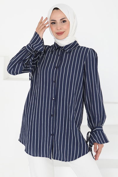 Çizgili Tunik - 27275