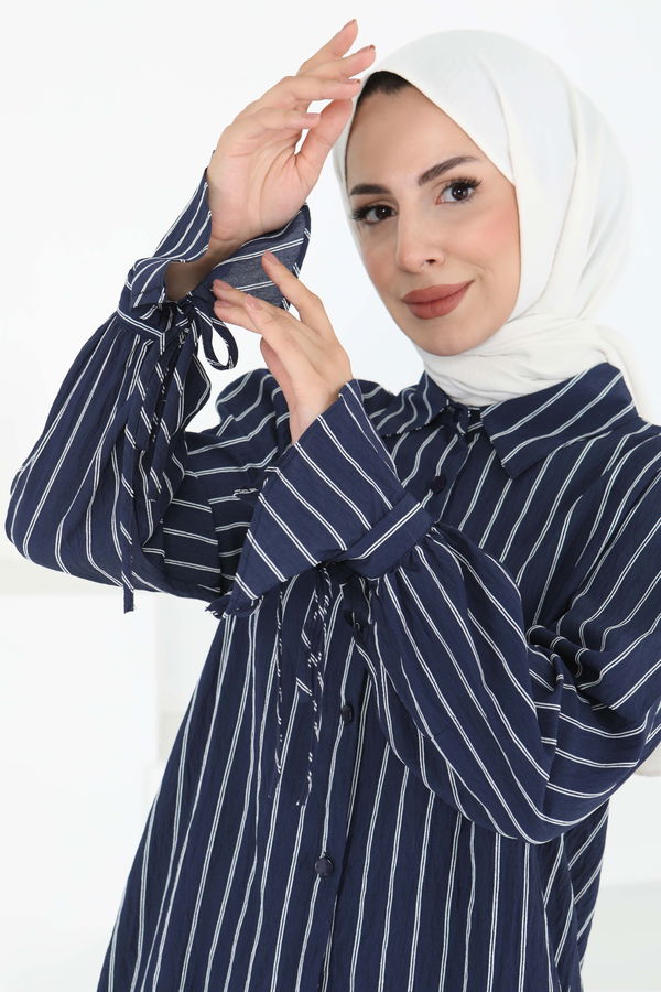 Çizgili Tunik - 27275