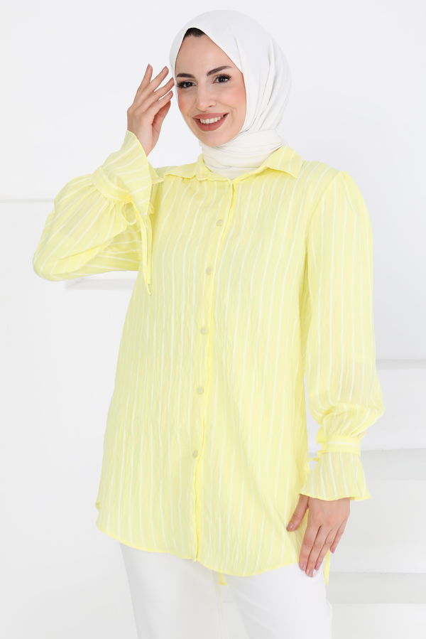 Çizgili Tunik - 27275