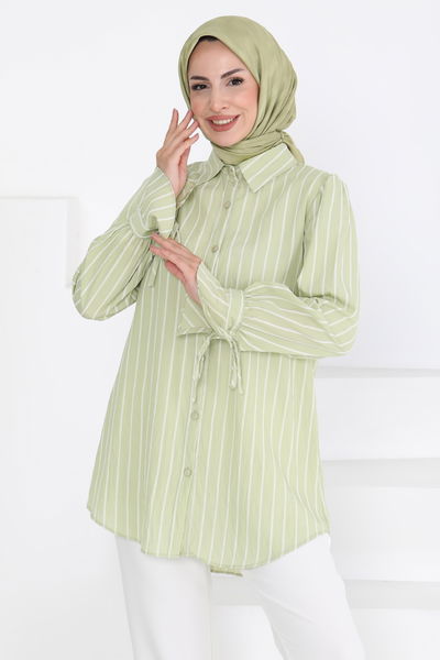 Çizgili Tunik - 27275