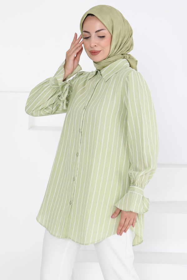 Çizgili Tunik - 27275