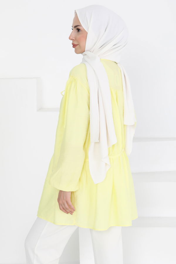 Çiçek İnci Detaylı Tunik - 27273
