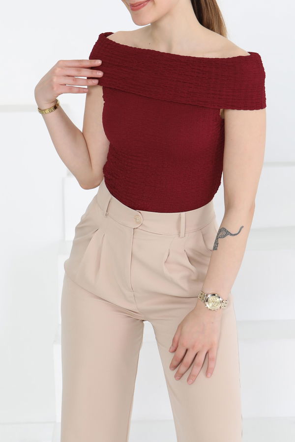 Buffle Kolsuz Madonna Bluz - 27280