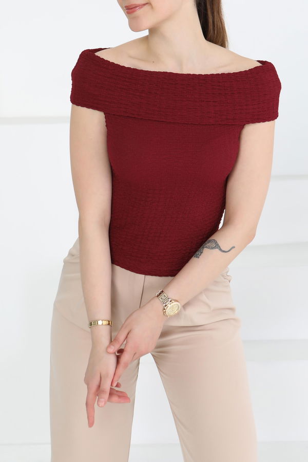 Buffle Kolsuz Madonna Bluz - 27280