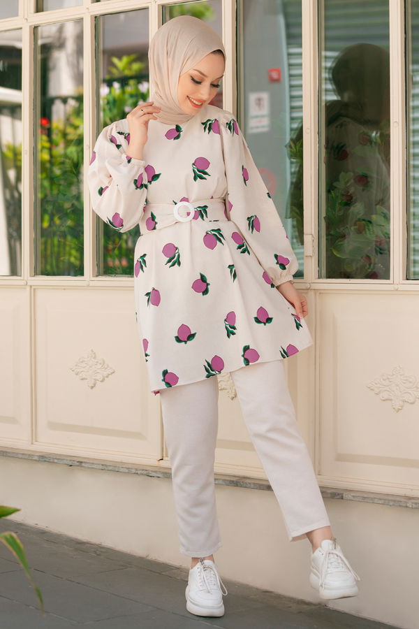 10549-GÜL Tunik Pantolon GÜL