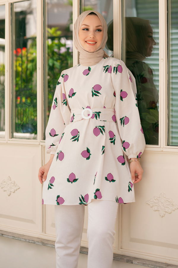 10549-GÜL Tunik Pantolon GÜL