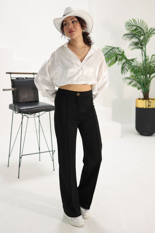 Şerit Detaylı Spor Pantolon - 27084