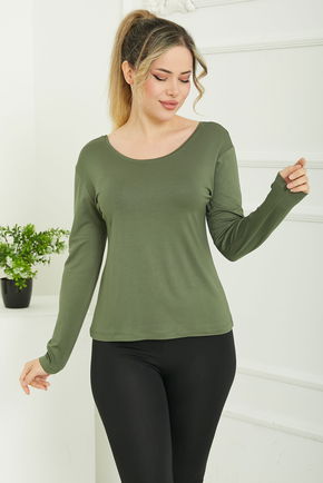 Ön ve Arka Oval Yaka Badi - 26829