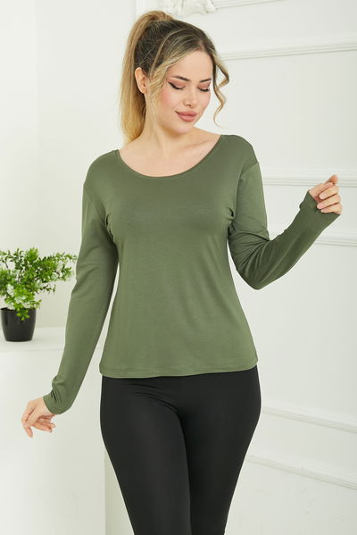Ön ve Arka Oval Yaka Badi - 26829
