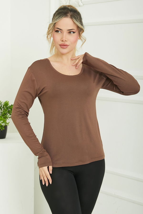 Ön ve Arka Oval Yaka Badi - 26829