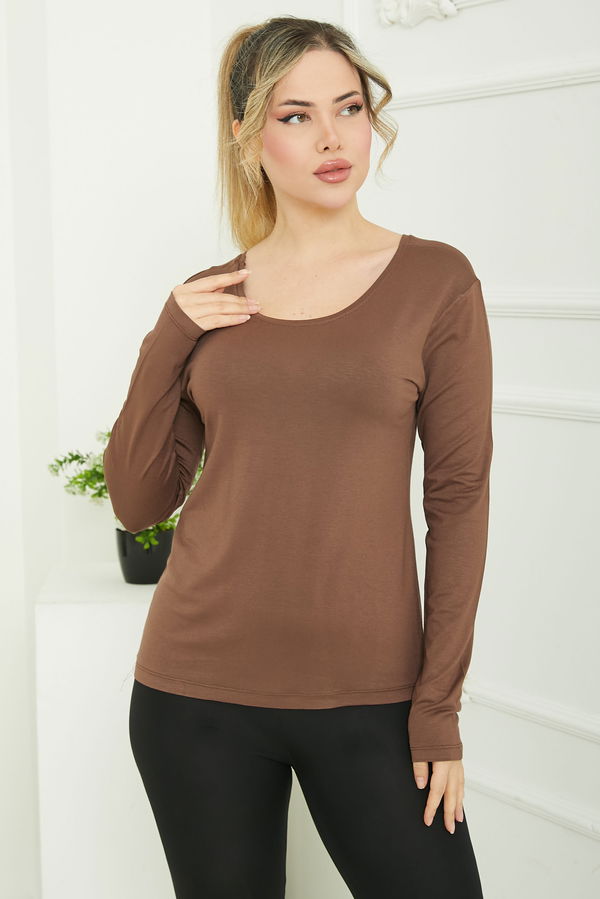 Ön ve Arka Oval Yaka Badi - 26829