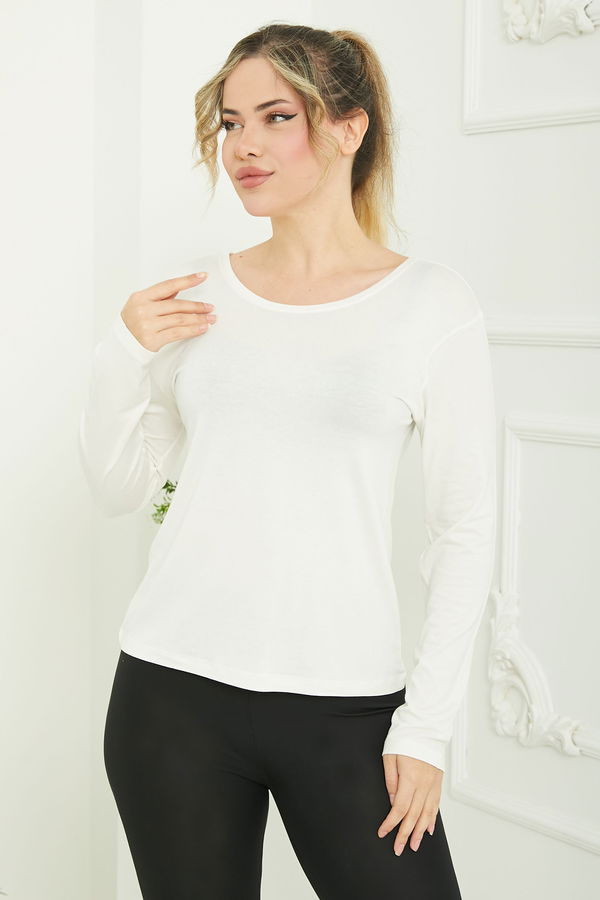 Ön ve Arka Oval Yaka Badi - 26829