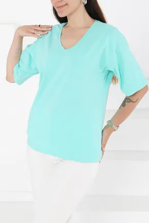 T-Shirt Yeşil - 25848