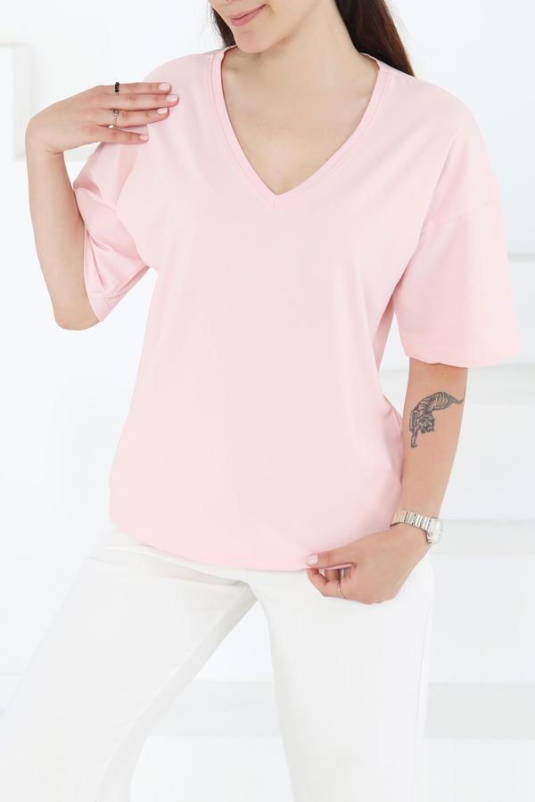 T-Shirt Pembe - 25848 PEMBE