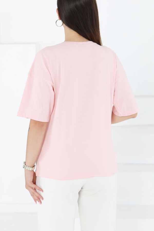 T-Shirt Pembe - 25848 PEMBE