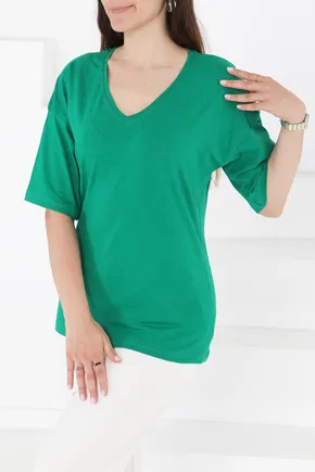 T-Shirt Yeşil - 25848