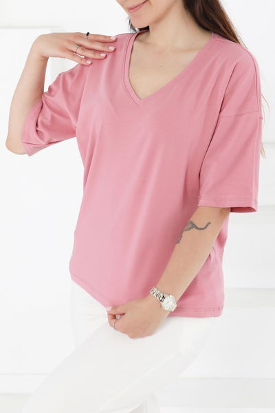 T-Shirt Pembe - 25848 PEMBE