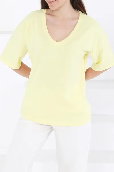 T-Shirt Sarı - 25848 Sarı