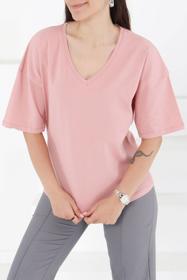 T-Shirt Lila - 25848 LİLA