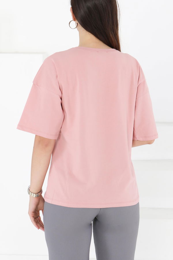 T-Shirt Lila - 25848 LİLA