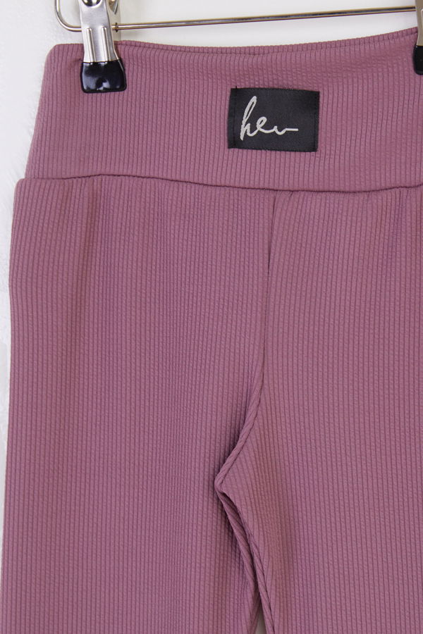 Kız Çocuk Pembe Şardonlu İspanyol Paça Pantolon - 26467