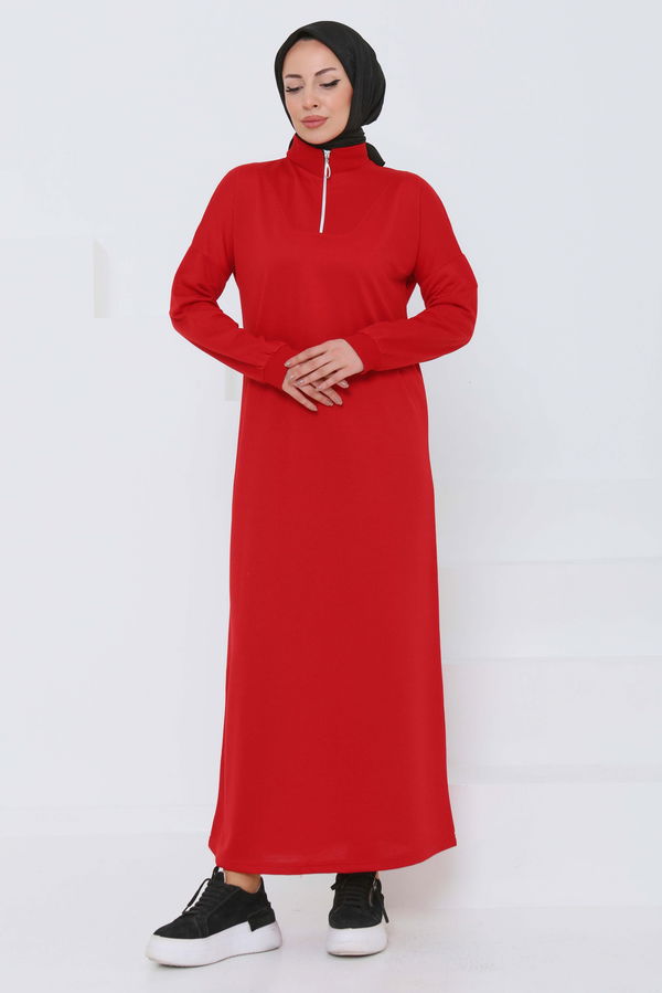 Fermuarlı Elbise - 27046