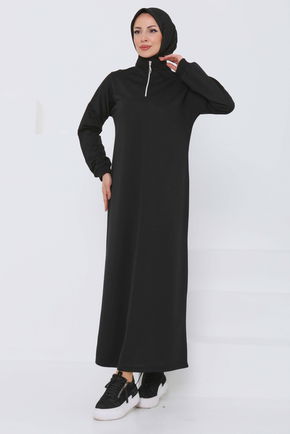 Fermuarlı Elbise - 27046