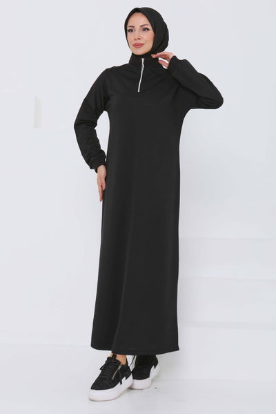 Fermuarlı Elbise - 27046