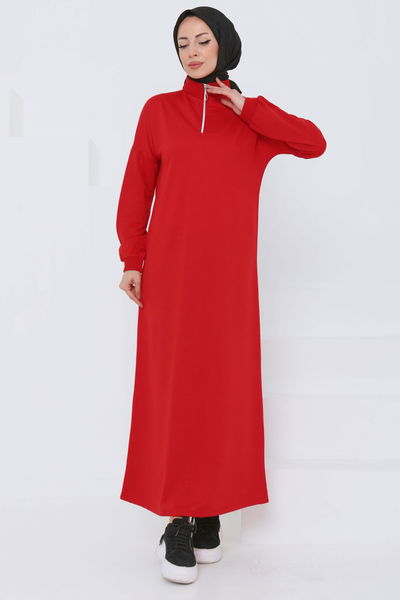 Fermuarlı Elbise - 27046