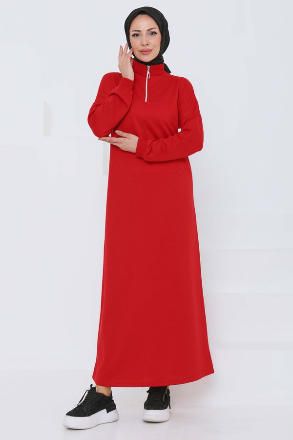 Fermuarlı Elbise - 27046